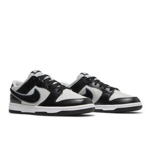 Nike Dunk Low "Chenille Swoosh - Black Grey Fog" DQ7683-001 Size 9.5 NEW